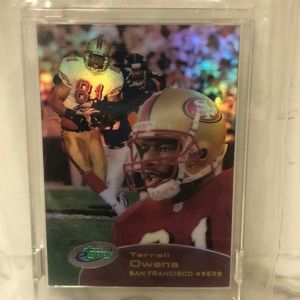 2001 eTopps Terrell Owens #39 - San Francisco 49ers Superstar!